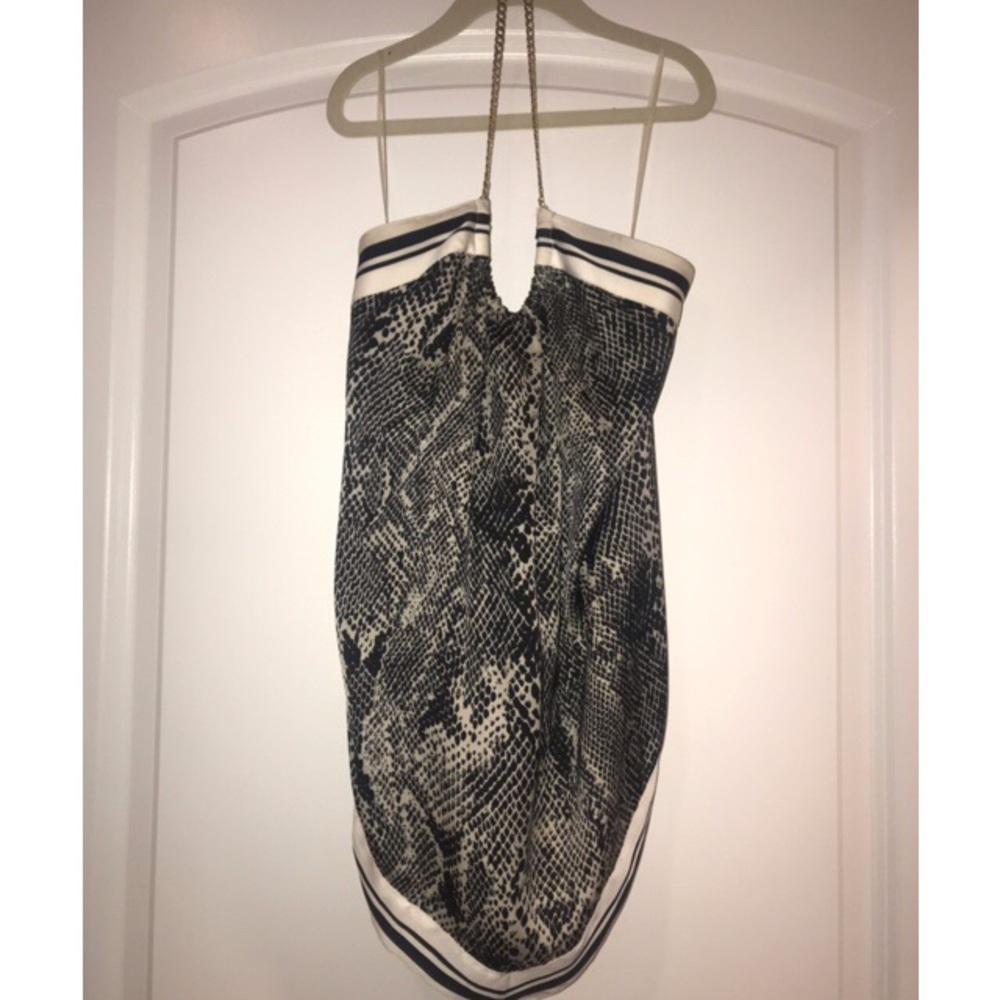Snake Print Scarf Top!